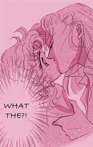 Поцелуй Минако и Сайто-куна