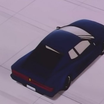 Чёрная Testarossa Харуки в аниме