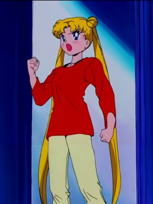 Одежда Цукино Усаги в 56-ой серии аниме