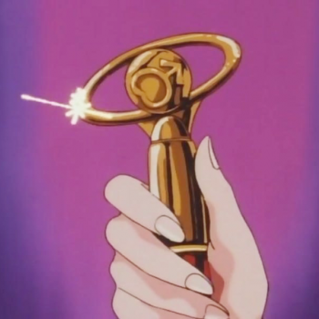 Ручка-жезл для перевоплощения Рэй в Сейлор Марс в аниме