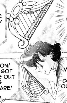 Арфа Меркурия - поражающий элемент атаки в манге