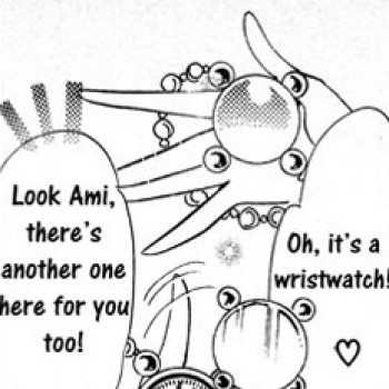 Передатчик - средство связи воительниц в манге