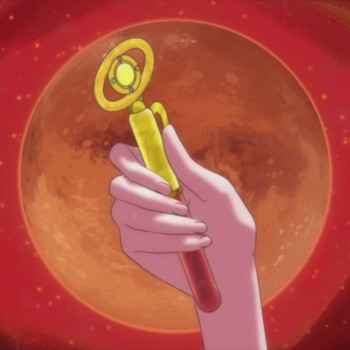 Ручка-жезл для перевоплощения Рэй в Сейлор Марс в аниме Sailor Moon Crystal