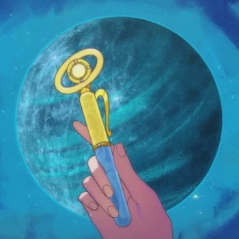 Ручка-жезл для перевоплощения Ами в Сейлор Меркурий в аниме Sailor Moon Crystal