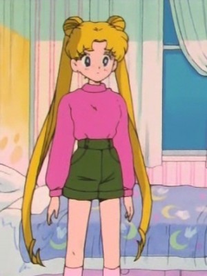 Одежда Цукино Усаги в 4-ой серии аниме