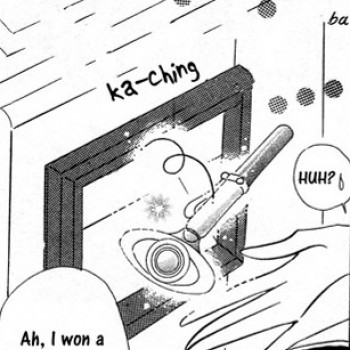 Ручка-жезл для перевоплощения Ами в Сейлор Меркурий в манге