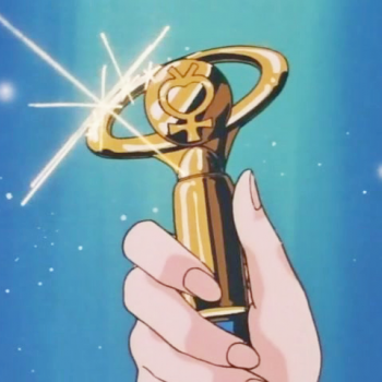 Ручка-жезл для перевоплощения Ами в Сейлор Меркурий в аниме